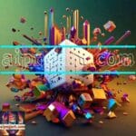 Cuboid 3D Natural Design Digital Wall Art Home Decor _34