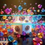 Cuboid 3D Natural Design Digital Wall Art Home Decor _36
