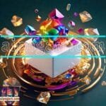 Cuboid 3D Natural Design Digital Wall Art Home Decor _41