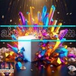 Cuboid 3D Natural Design Digital Wall Art Home Decor _42