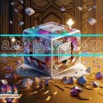 Cuboid 3D Natural Design Digital Wall Art Home Decor _59