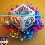 Cuboid 3D Natural Design Digital Wall Art Home Decor _63