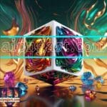 Cuboid 3D Natural Design Digital Wall Art Home Decor _64