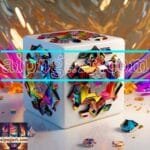 Cuboid 3D Natural Design Digital Wall Art Home Decor _67
