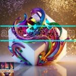 Cuboid 3D Natural Design Digital Wall Art Home Decor _97