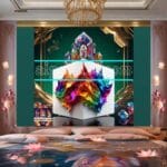 Cuboid 3D Natural Design Digital Wall Art Home Decor _01 - Image 2