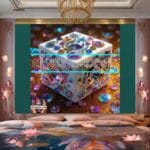 Cuboid 3D Natural Design Digital Wall Art Home Decor _11 - Image 2