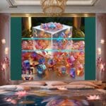 Cuboid 3D Natural Design Digital Wall Art Home Decor _13 - Image 2