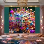 Cuboid 3D Natural Design Digital Wall Art Home Decor _19 - Image 2