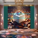 Cuboid 3D Natural Design Digital Wall Art Home Decor _02 - Image 2