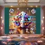 Cuboid 3D Natural Design Digital Wall Art Home Decor _23 - Image 2