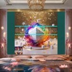 Cuboid 3D Natural Design Digital Wall Art Home Decor _08 - Image 2