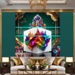 Cuboid 3D Natural Design Digital Wall Art Home Decor _01 - Image 3