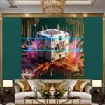 Cuboid 3D Natural Design Digital Wall Art Home Decor _12 - Image 3