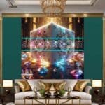 Cuboid 3D Natural Design Digital Wall Art Home Decor _18 - Image 3