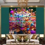 Cuboid 3D Natural Design Digital Wall Art Home Decor _19 - Image 3