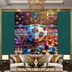 Cuboid 3D Natural Design Digital Wall Art Home Decor _21 - Image 3