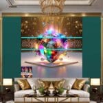 Cuboid 3D Natural Design Digital Wall Art Home Decor _04 - Image 3