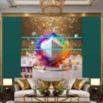 Cuboid 3D Natural Design Digital Wall Art Home Decor _08 - Image 3