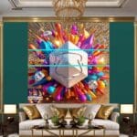 Cuboid 3D Natural Design Digital Wall Art Home Decor _09 - Image 3