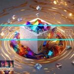 Cuboid 3D Natural Design Digital Wall Art Home Decor _03