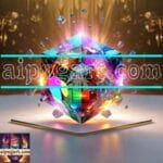 Cuboid 3D Natural Design Digital Wall Art Home Decor _04