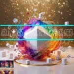 Cuboid 3D Natural Design Digital Wall Art Home Decor _08