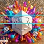 Cuboid 3D Natural Design Digital Wall Art Home Decor _09