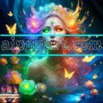 Beautiful Ghost Women Natural Artistic Digital Wall Art Home Decor _94