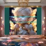 Beautiful Baby Natural Artistic Digital Wall Art Home Decor _10 - Image 2