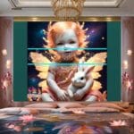 Beautiful Baby Natural Artistic Digital Wall Art Home Decor _11 - Image 2