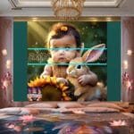 Beautiful Baby Natural Artistic Digital Wall Art Home Decor _13 - Image 2