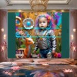 Beautiful Baby Natural Artistic Digital Wall Art Home Decor _19 - Image 2