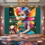 Beautiful Baby Natural Artistic Digital Wall Art Home Decor _20 - Image 2