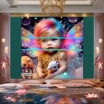 Beautiful Baby Natural Artistic Digital Wall Art Home Decor _21 - Image 2
