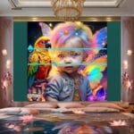 Beautiful Baby Natural Artistic Digital Wall Art Home Decor _22 - Image 2