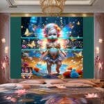 Beautiful Baby Natural Artistic Digital Wall Art Home Decor _35 - Image 2