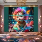 Beautiful Baby Natural Artistic Digital Wall Art Home Decor _36 - Image 2