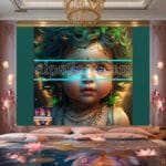 Beautiful Baby Natural Artistic Digital Wall Art Home Decor _04 - Image 2