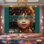 Beautiful Baby Natural Artistic Digital Wall Art Home Decor _05 - Image 2