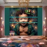 Beautiful Baby Natural Artistic Digital Wall Art Home Decor _06 - Image 2