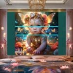 Beautiful Baby Natural Artistic Digital Wall Art Home Decor _61 - Image 2