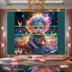 Beautiful Baby Natural Artistic Digital Wall Art Home Decor _85 - Image 2