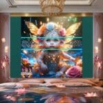 Beautiful Baby Natural Artistic Digital Wall Art Home Decor _86 - Image 2