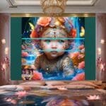 Beautiful Baby Natural Artistic Digital Wall Art Home Decor _88 - Image 2