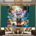 Beautiful Baby Natural Artistic Digital Wall Art Home Decor _100 - Image 2