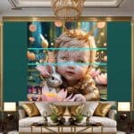 Beautiful Baby Natural Artistic Digital Wall Art Home Decor _12 - Image 3