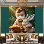 Beautiful Baby Natural Artistic Digital Wall Art Home Decor _13 - Image 3