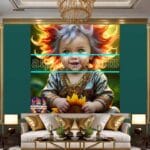 Beautiful Baby Natural Artistic Digital Wall Art Home Decor _16 - Image 3