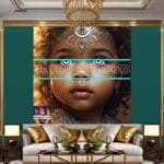 Beautiful Baby Natural Artistic Digital Wall Art Home Decor _17 - Image 3